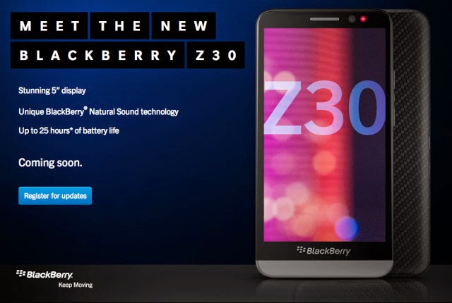 The New BlackBerry Z30